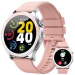 Fempoin Smart Watch for Women Answer/Make Calls, 40mm AMOLED Smartwatch, IP68 Waterproof and 110+ Sport Modes Fitness Watch with Heart Rate/Sleep/SpO2 Monitor, Watch for Android iOS Phones compatible