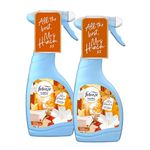 Fabric Freshener Spray Odour Eliminator - Pack of 2 x 500ml Mrs Hinch Water Based Formula Cosy Season Fabric Spray, Carpet Freshener with Topline Card. Room Fresheners For Home, Sofas