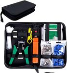 SGILE Network Tool Kits Professional Net Computer Maintenance LAN Cable Tester 9 in 1 Repair Tools