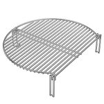Onlyfire Stainless Steel Grill Expander Cooking Grate Fits for Charcoal Kettle Grills like Weber,Char-Broil and Ceramic Grills like Large Big Green Egg,Kamado Joe Classic,Pit Boss,Louisiana