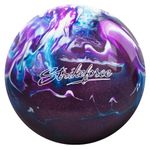 KR Strikeforce Polyester Undrilled Bowling Ball Purple/Royal/Silver 10lb