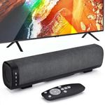 Mini Sound Bar for TV, 16 Inch Bluetooth Speakers, 50W Home Audio Speaker with Bass & Surround Sound with Subwoofer PC Desktop Soundbar and Speaker Bar with AUX/HDMI/Optical/USB-Wall Mountable-3EQs