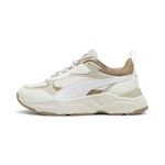 Puma Womens Cassia Warm White-White-Desert Dust-Oak Branch-Gold Sneaker - 7 UK (38464722)