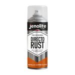 JENOLITE Directorust Metallic Gloss Spray Paint | COPPER | 400ml | Multi-Surface Gold Spray Paint for Metal, Wood, Plastic | All-In_OnePrimer, Undercoat and Topcoat | Interior & Exterior