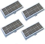 HQRP HEPA Filter 4-Pack compatible with Miele S2120 S2121 S2180 S2181 S401i S412 S428i S434i S444i Canister Vac Vacuum Cleaner