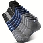 SJeware Polyester 6 Pairs Sports Solid Ankle Length Socks For Men & Women, Multicolor, Pack Of 6, Free Size (6)