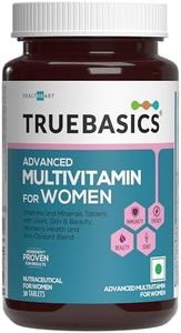 TrueBasics Advanced Multivitamin for Women (30 Tablets) | With Clinically Researched Ingredients | For Energy, Immunity and Joints, Maintains Hormonal Balance