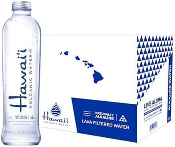 Premium Naturally Alkaline Water 777ml Reusable Crystal Glass (12 Pack) (12 Count, Still) - naturally alkaline, sustainably sourced, ph8+