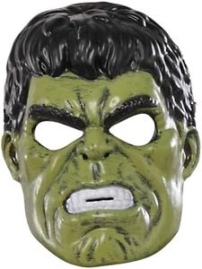 Rubie's Hulk The Marvel Avengers Deluxe-Maschera per bambini, Cartone animato, Verde, Taglia unica, 39215