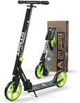 APOLLO Scooter Adult - Kick Scooter for Kids Ages 8-12 and Up - Big Wheel Scooter Adults - 3-secs Folding Scooter, Easy Stow and Carry - Kick Scooter Adult, Teens, Kids 220 lbs