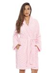 Just Love Kimono Robe Bath Robes for Women 6311-Lt. Pink-L