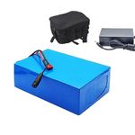 SSCYHT Electric Bicycle Battery 24V 36V 48V 10ah 12ah 15ah 18ah 20ah Waterproof PVC Lithium Battery 24V 25ah Ebike Battery Pack for 1000W 750W 500W 250W Folding Scooter Motor,36v12ah