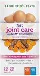 Genuine Health Fast Joint Care, Natural Eggshell Membrane, Gluten Free, Non GMO, Dairy Free, 60 Count Vegetarian Capsules