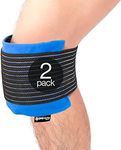 Gelpacks Direct Knee Ice Pack Wrap (2 Pack), Reusable Gel Ice Pack for Knee Injuries, Ice Knee Brace for Knee Replacement Surgery, Hot Cold Compress Knee Wrap for ACL, Joint Pain, Arthritis, Swelling