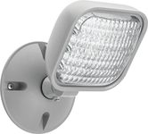 Lithonia Lighting ERE GY SGL WP SQ M12 LED One Single Head Emergency Light, Gray