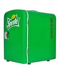 Sprite Mini Fridge For Bedrooms 4L Small Fridge 6 Can Table Top Fridge Quiet Mini Fridges For Skincare Food Drinks Kids Home Car & Travel 12v Portable Cooler Warmer Refrigerator by Coca-Cola, Green