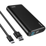 TECKNET Power Bank,20000mAh Powerbank Fast Charging Portable Charger, 22.5W USB C Powerbank, LED Display Battery Pack With 3 Input/Output for iphone 15 14 13 12 11 X Pro Max Samsung S21 S20 iPad etc