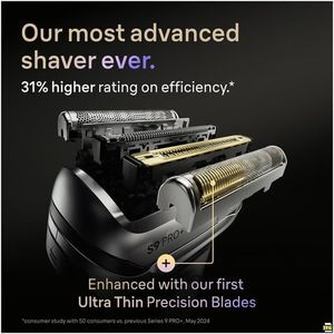 Braun Series 9 PRO+ Electric Shaver – Wet & Dry Foil Shaving