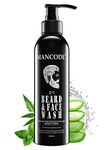 Mancode 2 in 1 Beard & Face Wash | No Post-wash Dryness | Refreshes Skin Softens & Relieves Beard Itchiness | for All Hair & Skin Types | 200ml