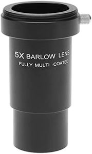 eMagTech 5X Barlow Lens 1.25 Inch Fully Metal Multi-Coated with M42 Thread and FMC Green Film Aluminum Alloy for Astronomy Telescope Eyepiece