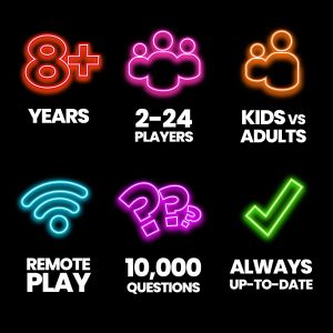Outsmarted App-Connected Quiz Game – Family Trivia Board Game
