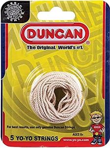 Duncan 3276NP Yo Yo Strings 100% Cotton, 5 Pack, White