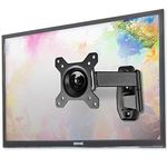 Duronic TVB1120 TV Bracket Wall Mount Universal Tilt Swivel Cantilever 13" 15" 17" 19" 20" 22" 24" 30" Inch LCD | Plasma | LED | 3D | 4K | OLED | QLED TV