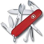 Victorinox Super Tinker, Swiss Army Knife, Medium, Multi Tool, 14 Functions, Blade, Bottle Opener, Red