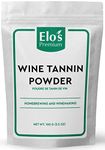 Wine Tannin Powder (100g) | Packed in Canada| Increase the Zesty Flavor, Acts as a Clarifier, Improve Wine Aging Quality| Add Astringency| Comes from Skin and Stems of Grapes| Not Intended for Acid Balancing| by Elo’s Premium