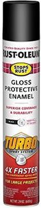 Rust-Oleum 334128 Stops Rust Protective Enamel Spray Paint, Gloss Black, 24 Oz