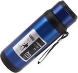 Juprev Smart Vacuum Insulated Water Bottle, LED Temperature Display,24 Hours Hot & Cold Sports Water Bottle 1000ml, Stainless Steel, (Blue,1000ml)