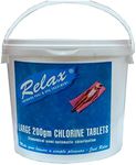 Relax 5Kg Chlorine Tablets Large 200g Swimming Pool Sanitiser