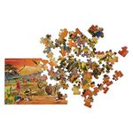 Melissa & Doug African Plains Safari Jumbo Jigsaw Floor Puzzle (Preschool, Sturdy Wooden Construction, 100 Pieces, Over 4 Feet Long)