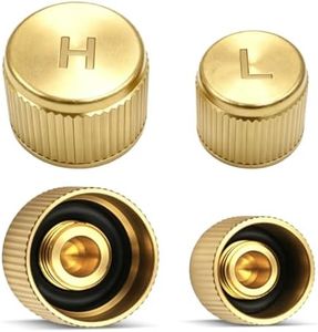 High & Low Side AC Service Port Caps for R134a