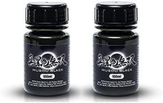 MUSOU BLACK, World Blackest Acrylic Paint, 100ml x 2 Pack, 3.38 Fl Oz (Pack of 2)