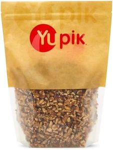 Yupik Raw California Walnuts, Medium Pieces, 2.2 lb, Kosher, Gluten-Free, Vegan, Chopped Nuts, Unsalted, Unroasted, Source of Omegas, Healthy Snacks, Nut Topping & Inclusion, For Baking & Cooking