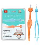 Two pack 3 in 1 baby Nasal Booger and Ear Cleaner, Nose Cleaning Tweezers, nose cleaner for Baby Gadget for Infants and Toddlers, Dual Earwax and Snot Removal baby must have items