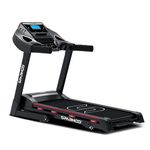 Sparnod Fitness STH-3200: 4 HP Peak DC Motor, 16 Km/H Treadmill, Advanced Console with 12 Pre-Set Programs, Supports 110 Kg User Weight, Hydraulic Foldable, Inbuilt Speakers