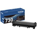 Brother Genuine Standard Yield Toner Cartridge, TN730, Replacement Black Toner, Page Yield Up To 1,200 Pages, Amazon Dash Replenishment Cartridge