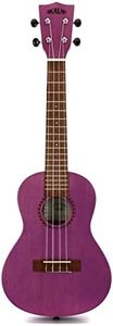 Kala Brand Music Co. Watercolor Meranti Collection, 4-String Ukulele, Right, Purple, Concert (KA-MRT-PUR-C)
