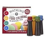 Watkins Assorted Food Coloring, 1 E