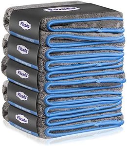 Filzada® 5X Lackschonendes Mikrofasertuch Auto Mit 1200 GSM - Unfassbare Saugkraft Und Fusselfrei Dank Extrem Weicher Mikrofaser - Auto Poliertücher Zur Professionellen Autopflege in 42x48cm (3)