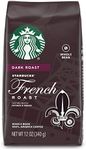 Starbucks Dark Roast Whole Bean Coffee — French Roast — 100% Arabica — 1 bag (12 oz.)