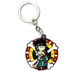 MAPLE Rotating Keychain Spinning Ironman, Spiderman, Batman, Captian America, Superman, Naruto, Doctor Strange Marvel Anime Metal Key Ring Multicolour (Imported) (A40)