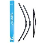 Vipa Wiper Blade Set fits: NISSAN QASHQAI/QASHQAI +2 SUV Feb 2007 to Dec 2013