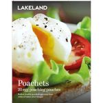 20 Lakeland Poachets Disposable Egg Poaching Pouches – Quick & Mess-Free Reliable Results Every Time