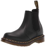 Dr. Martens Unisex 2976 Chelsea Boot, Black Nappa, 8