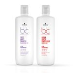 Schwarzkopf Professional Bonacure BC Keratin Smooth Perfect Micellar Shampoo and Crème Conditioner Set