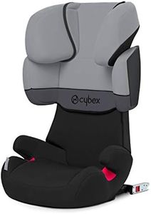 Cybex Silver Solution X-Fix Child's Car Seat, High Back Booster, with Reclining Headrest, For Cars with and without ISOFIX, Group 2/3 (15-36 kg), From approx. 3 to 12 Years, Cobblestone