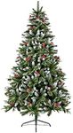 Premier 1.8m New Jersey Spruce Artificial Christmas Tree With Bristle Berries & Cones (TR600NJ)